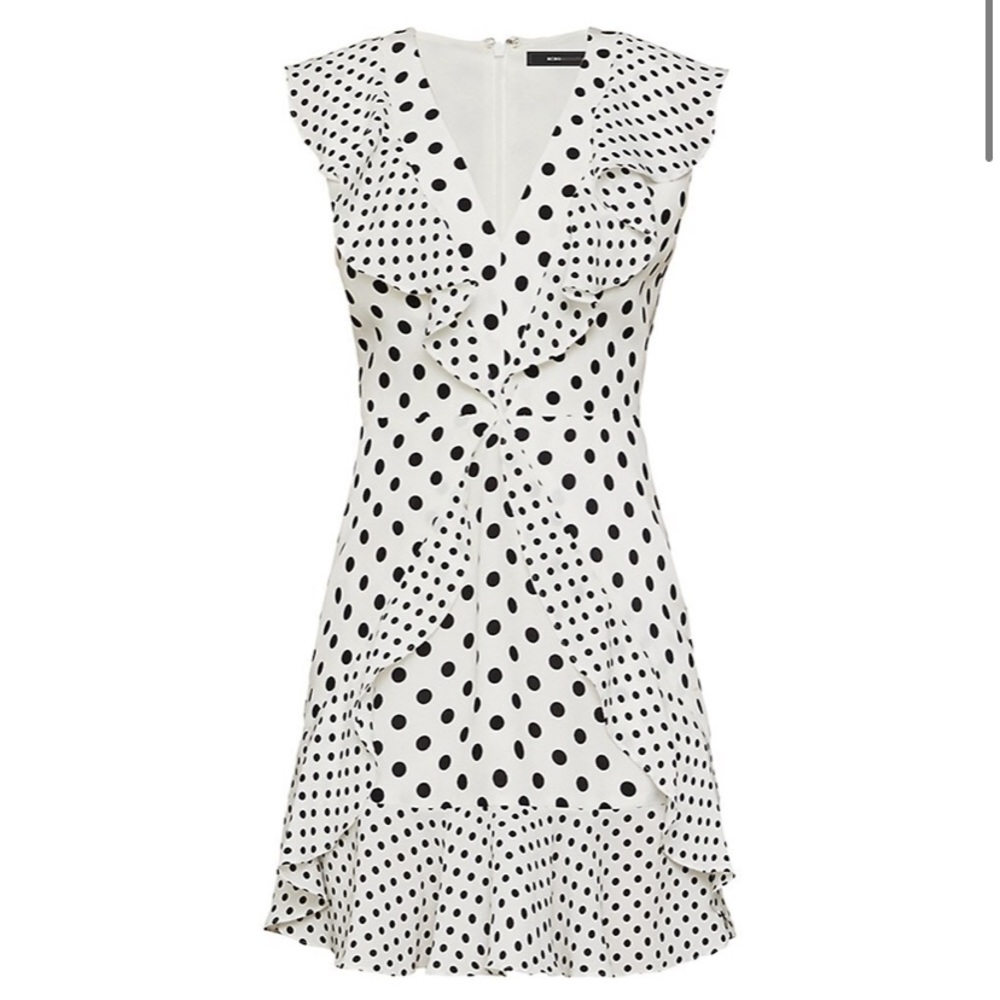 NWT BCBGMaxAzria Eve Polka Dot Dress